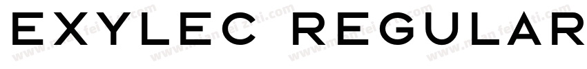 ExyleC Regular字体转换